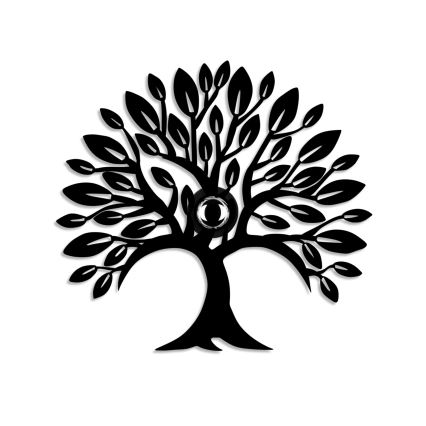 Sienas gaismeklis HEART TREE 1xE27/40W/230V melns