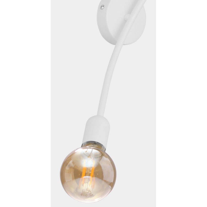 Sienas gaismeklis HELIX 2xE27/60W/230V balts