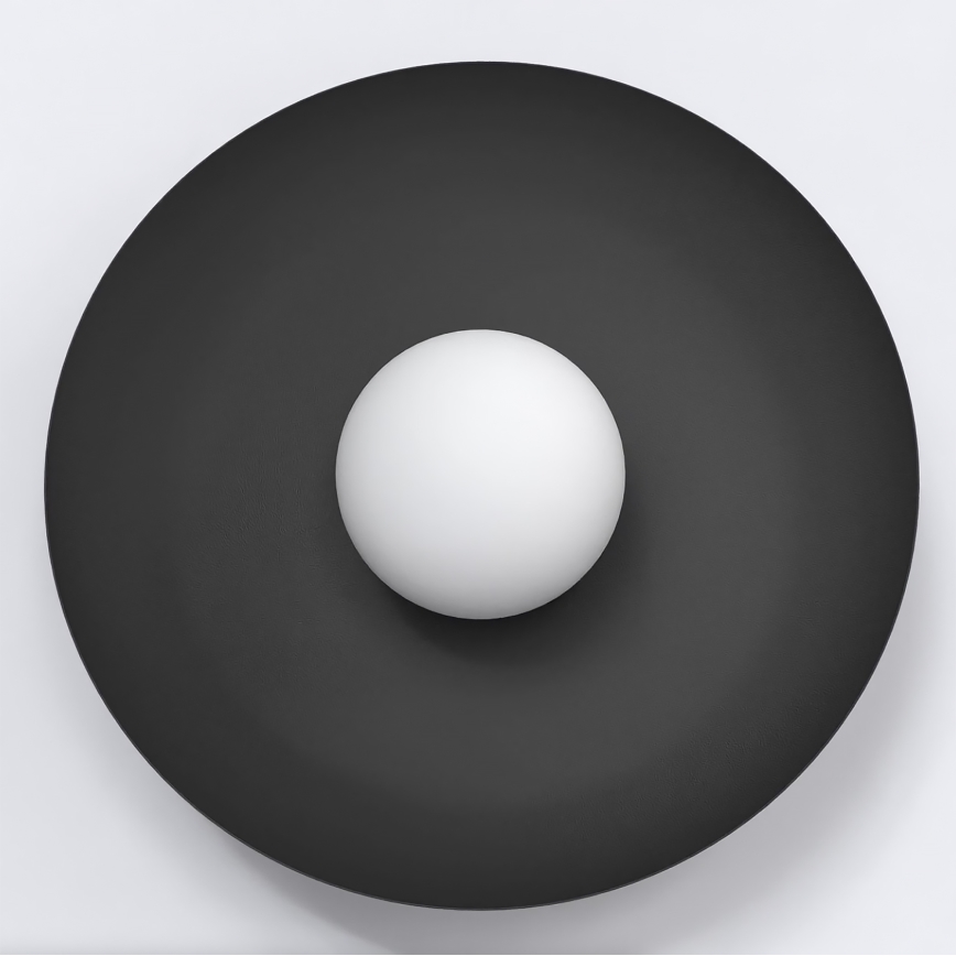 Sienas gaismeklis INSPO 1xG9/8W/230V melns