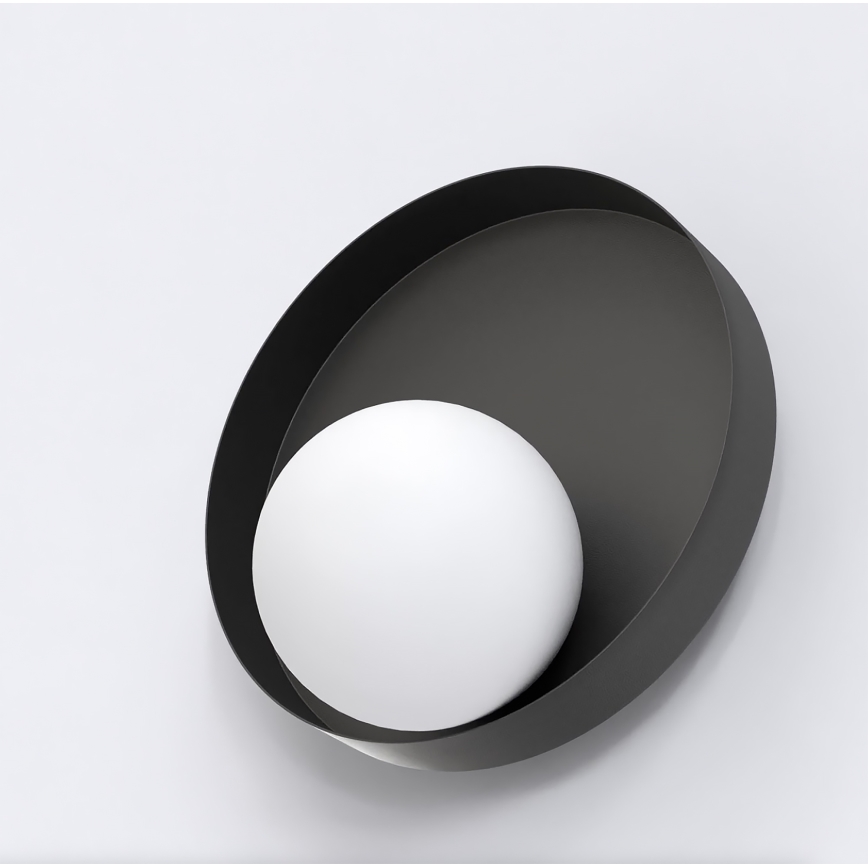 Sienas gaismeklis KIDO 1xG9/8W/230V melns