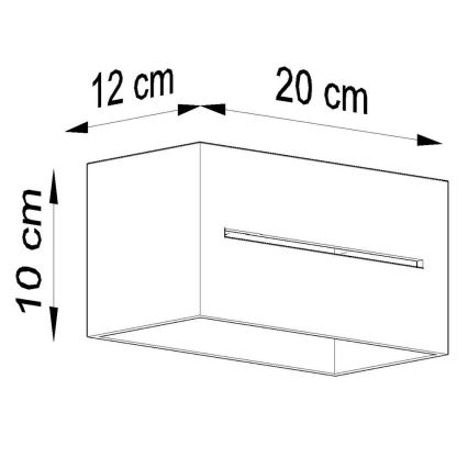 Sienas gaismeklis LOBO 2xG9/40W/230V balts