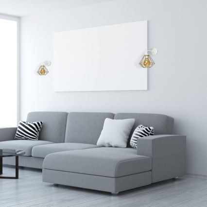 Sienas gaismeklis LUPO 1xE27/60W/230V