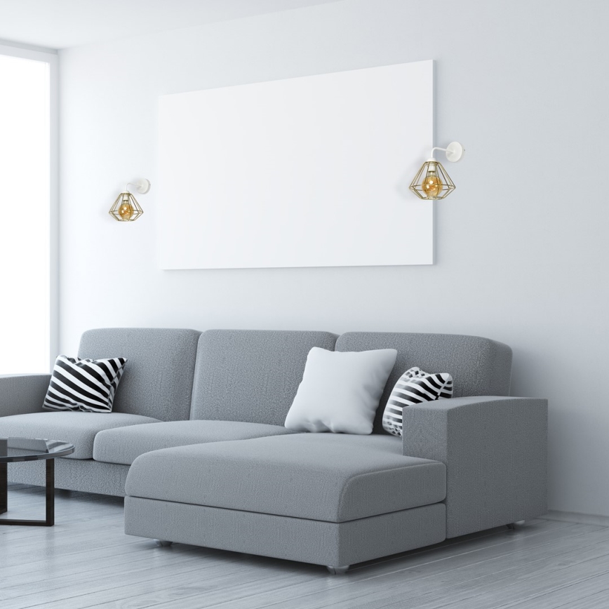 Sienas gaismeklis LUPO 1xE27/60W/230V
