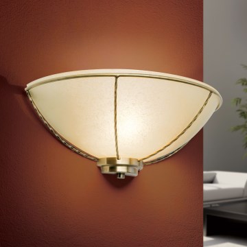 Sienas gaismeklis MAURO 1xE27/60W/230V, bronzas krāsā