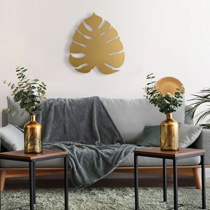 Sienas gaismeklis MONSTERA 4xG9/6W/230V zelta