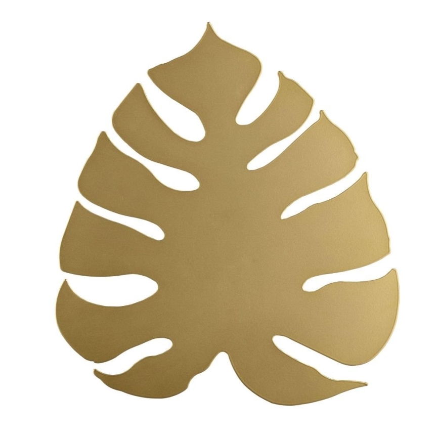 Sienas gaismeklis MONSTERA 4xG9/6W/230V zelta