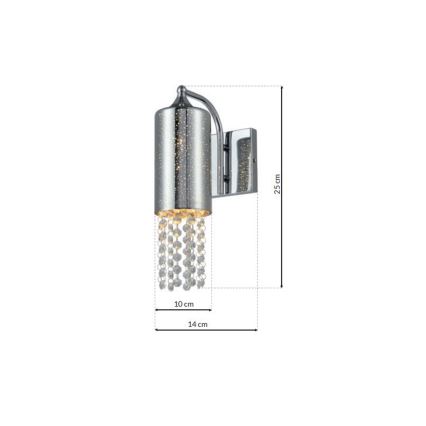 Sienas gaismeklis MOONLIGHT 1xE14/40W/230V