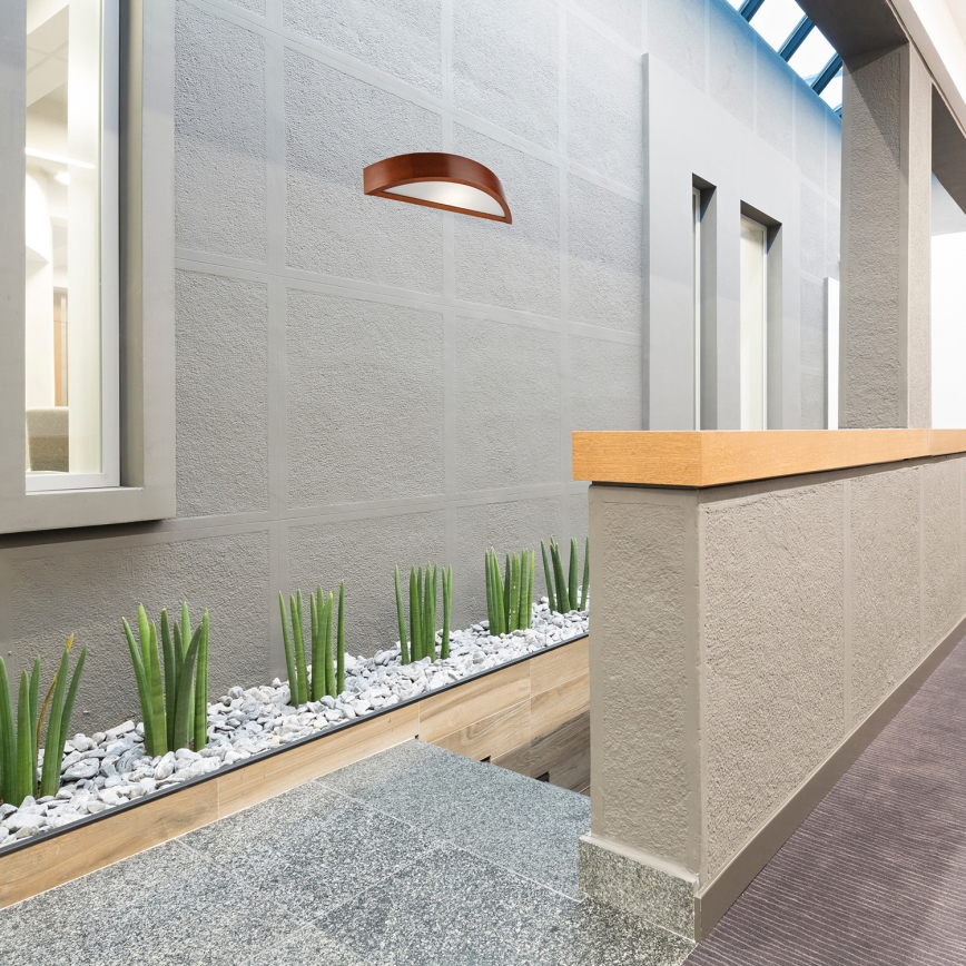 Sienas gaismeklis NATURAL 1xE27/60W/230V priede/brūna