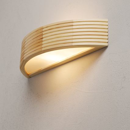 Sienas gaismeklis NATURAL MODERN 1xE27/15W/230V priede