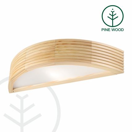 Sienas gaismeklis NATURAL MODERN 1xE27/15W/230V priede