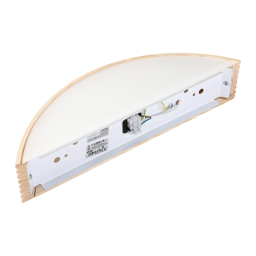 Sienas gaismeklis NATURAL MODERN 1xE27/15W/230V priede