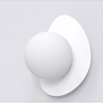 Sienas gaismeklis OVO 1xG9/8W/230V balts