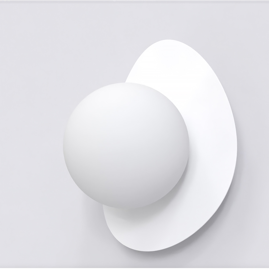 Sienas gaismeklis OVO 1xG9/8W/230V balts