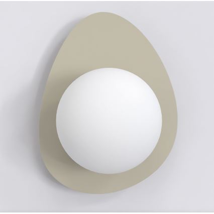 Sienas gaismeklis OVO 1xG9/8W/230V bēšs