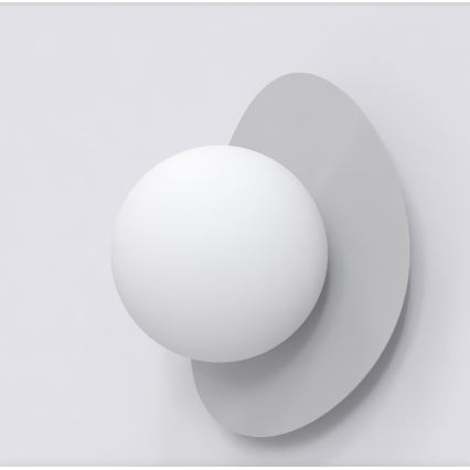 Sienas gaismeklis OVO 1xG9/8W/230V pelēks