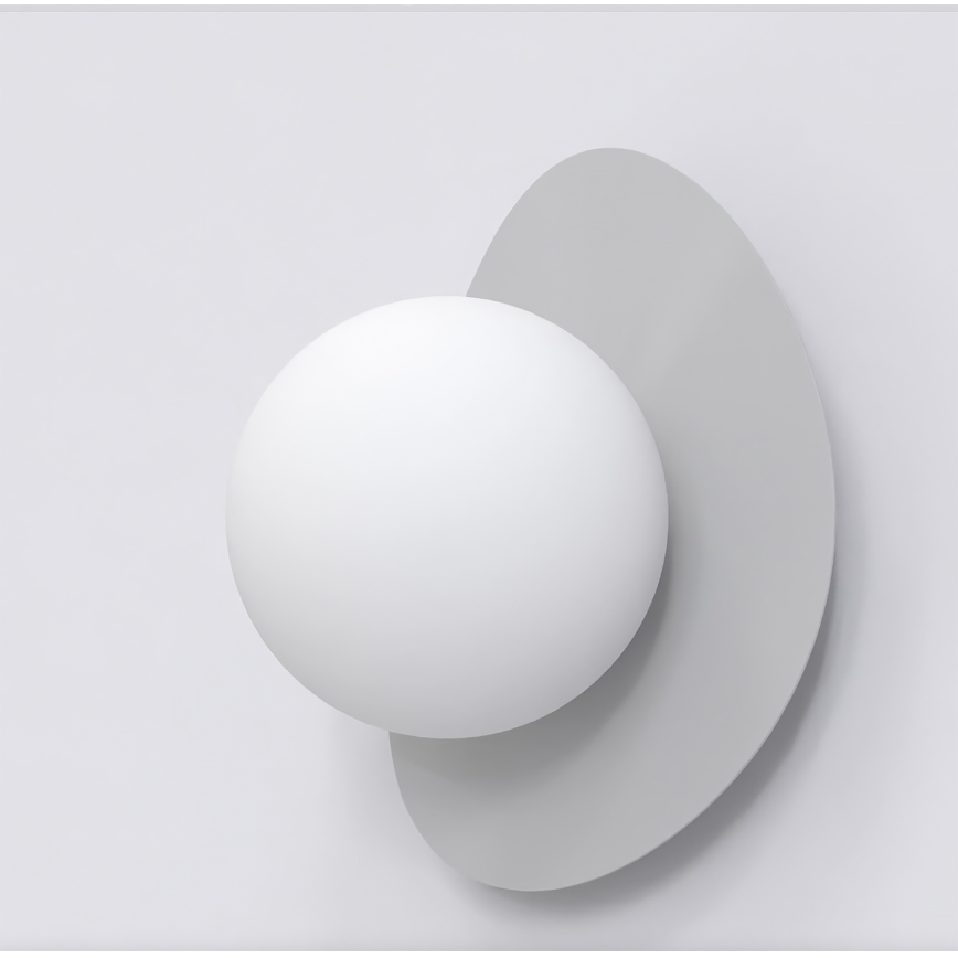 Sienas gaismeklis OVO 1xG9/8W/230V pelēks