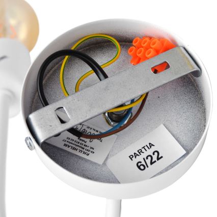 Sienas gaismeklis OXFORD 1xE27/15W/230V balts