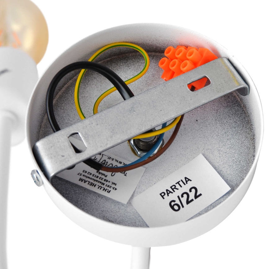 Sienas gaismeklis OXFORD 1xE27/15W/230V balts
