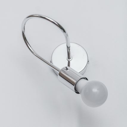 Sienas gaismeklis OXFORD 1xE27/15W/230V spīdīgs hroms