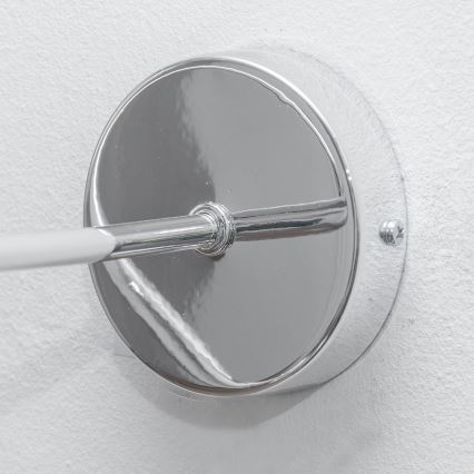 Sienas gaismeklis OXFORD 1xE27/15W/230V spīdīgs hroms