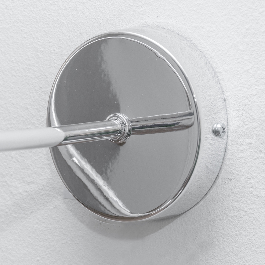 Sienas gaismeklis OXFORD 1xE27/15W/230V spīdīgs hroms