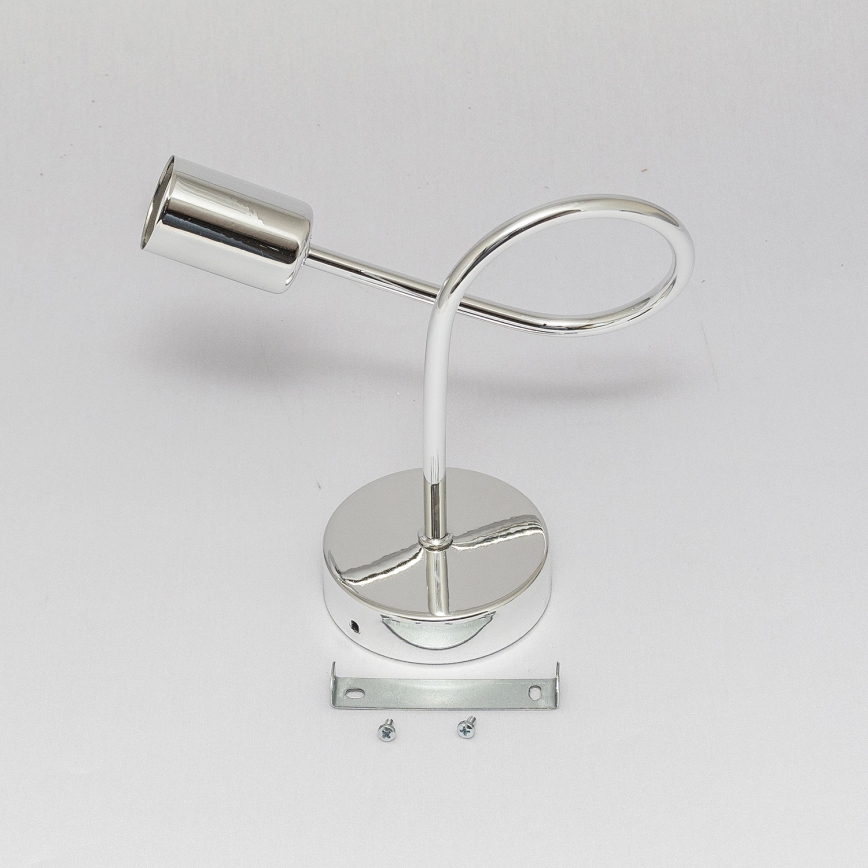 Sienas gaismeklis OXFORD 1xE27/15W/230V spīdīgs hroms