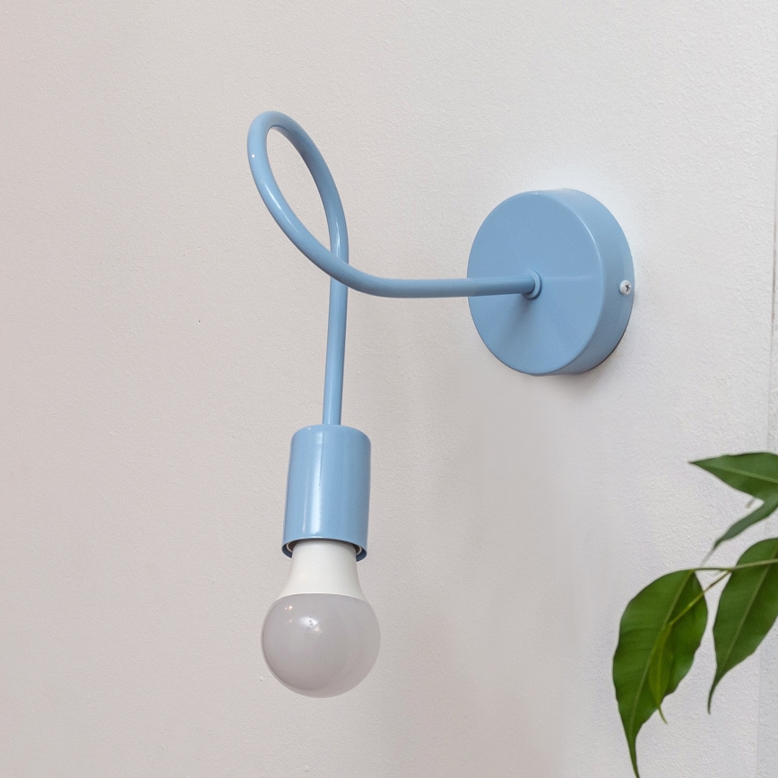 Sienas gaismeklis OXFORD 1xE27/15W/230V zils