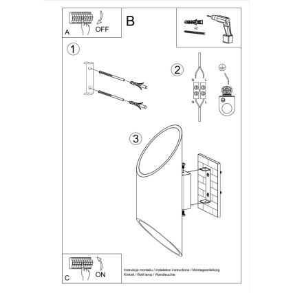 Sienas gaismeklis PENNE 30 1xG9/40W/230V balts