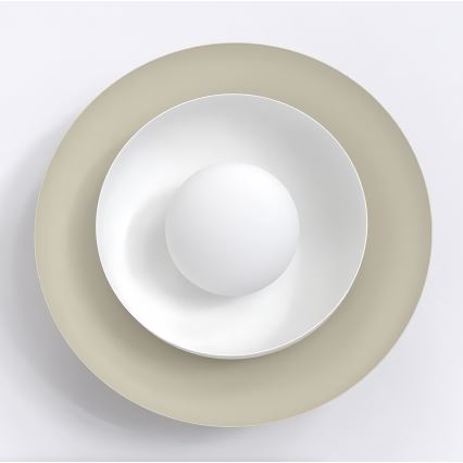 Sienas gaismeklis POPPI 1xG9/8W/230V bēšs/balts