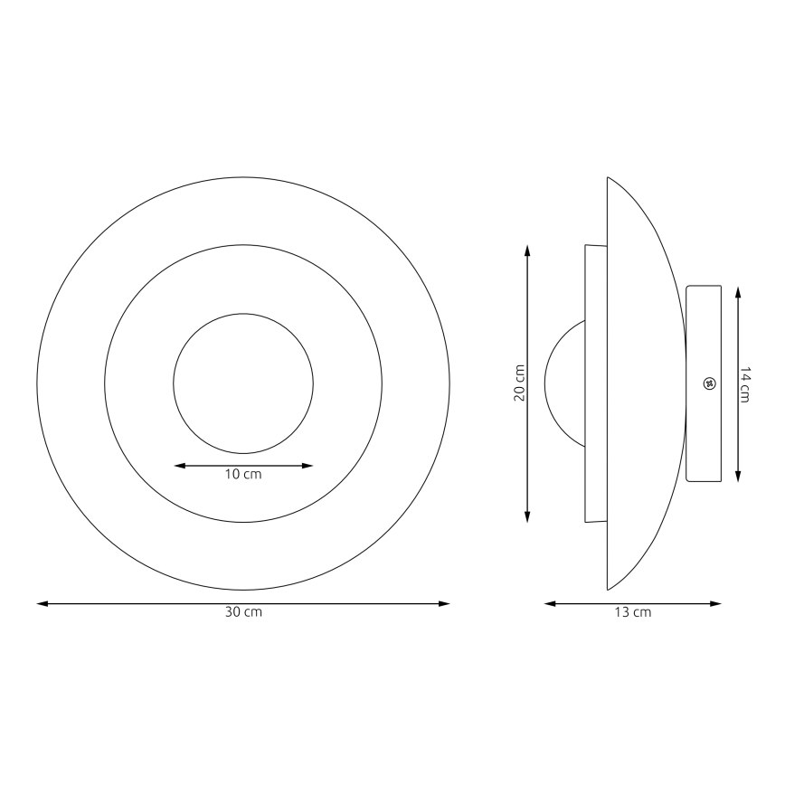 Sienas gaismeklis POPPI 1xG9/8W/230V bēšs/balts