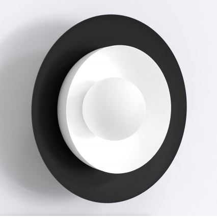 Sienas gaismeklis POPPI 1xG9/8W/230V melns/balts