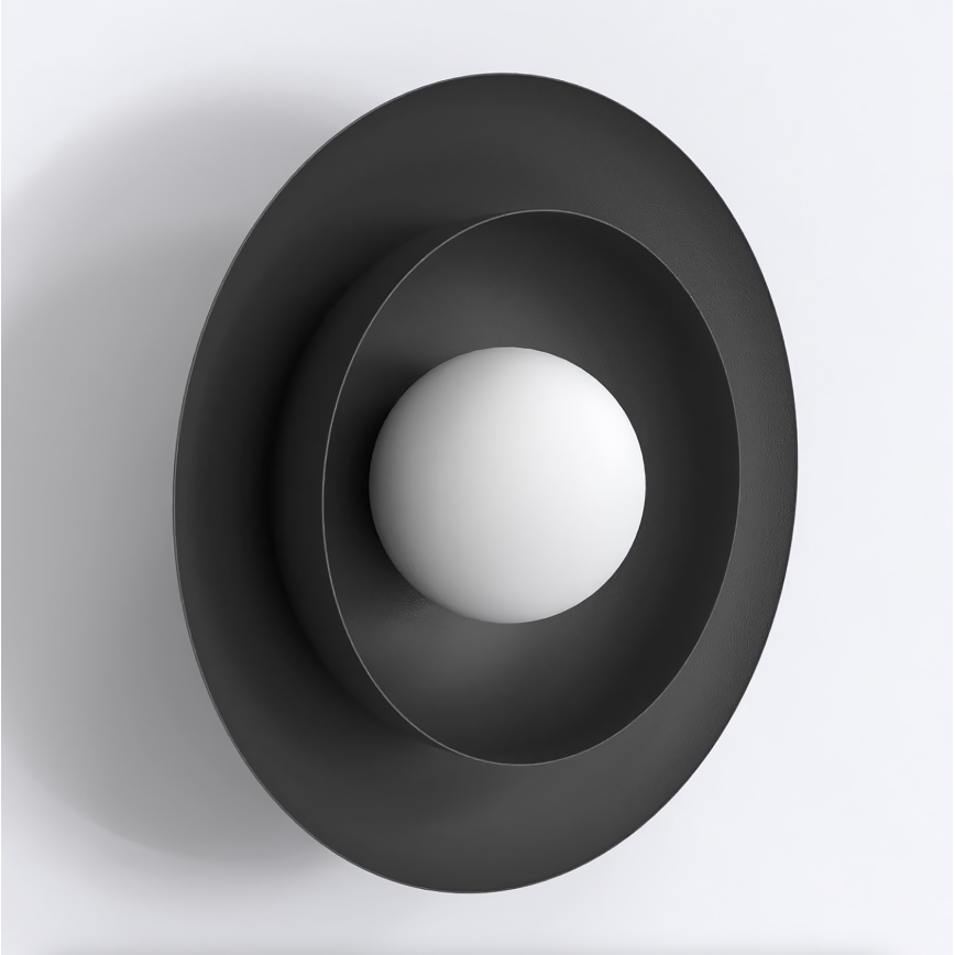 Sienas gaismeklis POPPI 1xG9/8W/230V melns