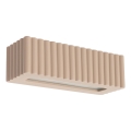 Sienas gaismeklis RIGATA 1xE27/15W/230V keramika/taupe