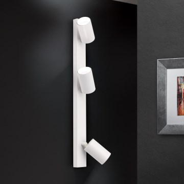 Sienas gaismeklis SEAN 3xGU10/13W/230V balts