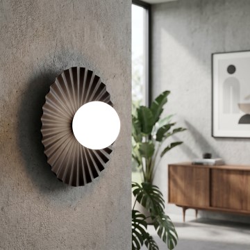 Sienas gaismeklis UMBRA 1xG9/8W/230V melns