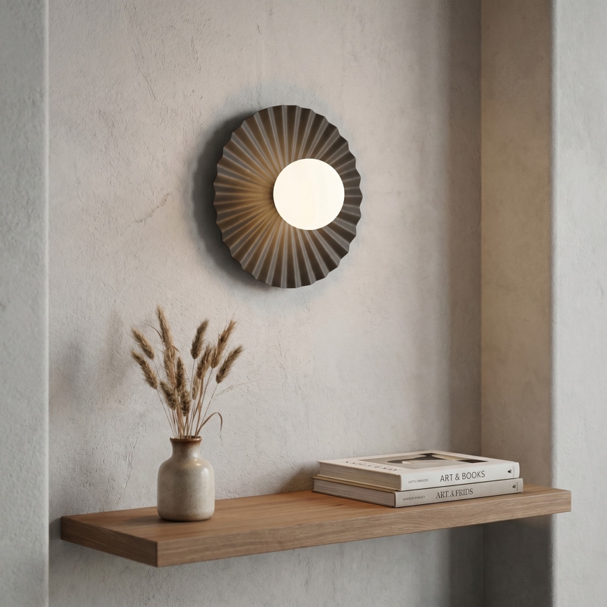 Sienas gaismeklis UMBRA 1xG9/8W/230V melns