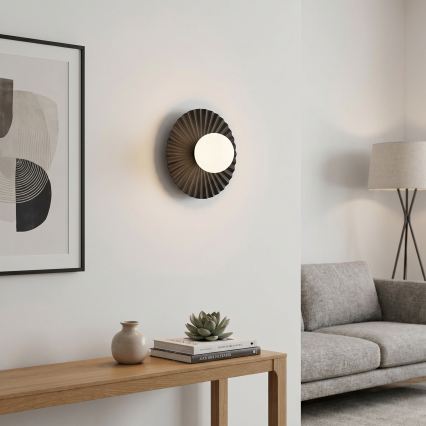 Sienas gaismeklis UMBRA 1xG9/8W/230V melns