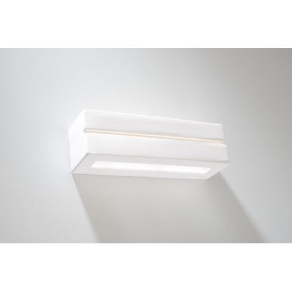 Sienas gaismeklis VEGA LINE 1xE27/60W/230V balts