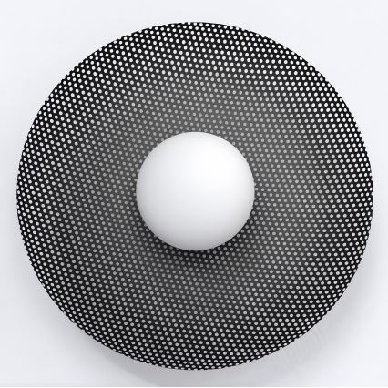 Sienas gaismeklis VIBEZ 1xG9/8W/230V melns