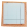 Sienas griestu gaismeklis GEOMETRICA 1xE27/60W/230V 30x30 cm