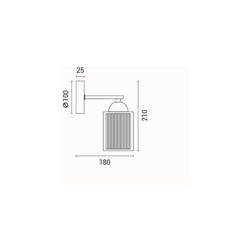 Sienas lampa 1xE27/60W/230V