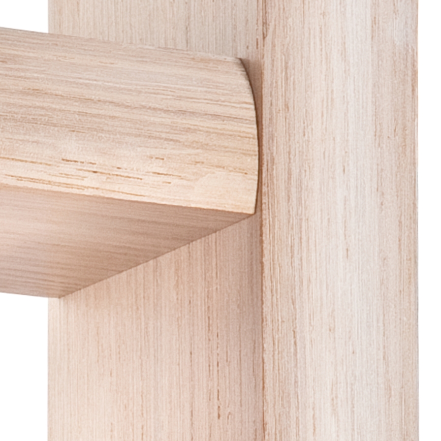 Sienas lampa 1xE27/60W/230V ozols