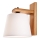 Sienas lampa 1xE27/60W/230V ozols