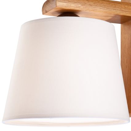 Sienas lampa 1xE27/60W/230V ozols