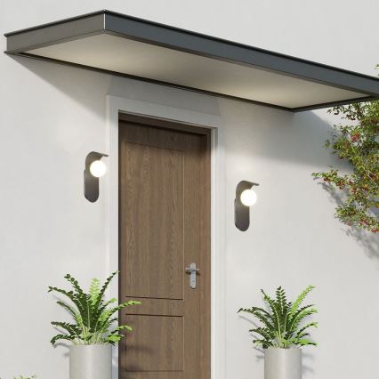 Sienas lampa 1xG9/5W/230V melna