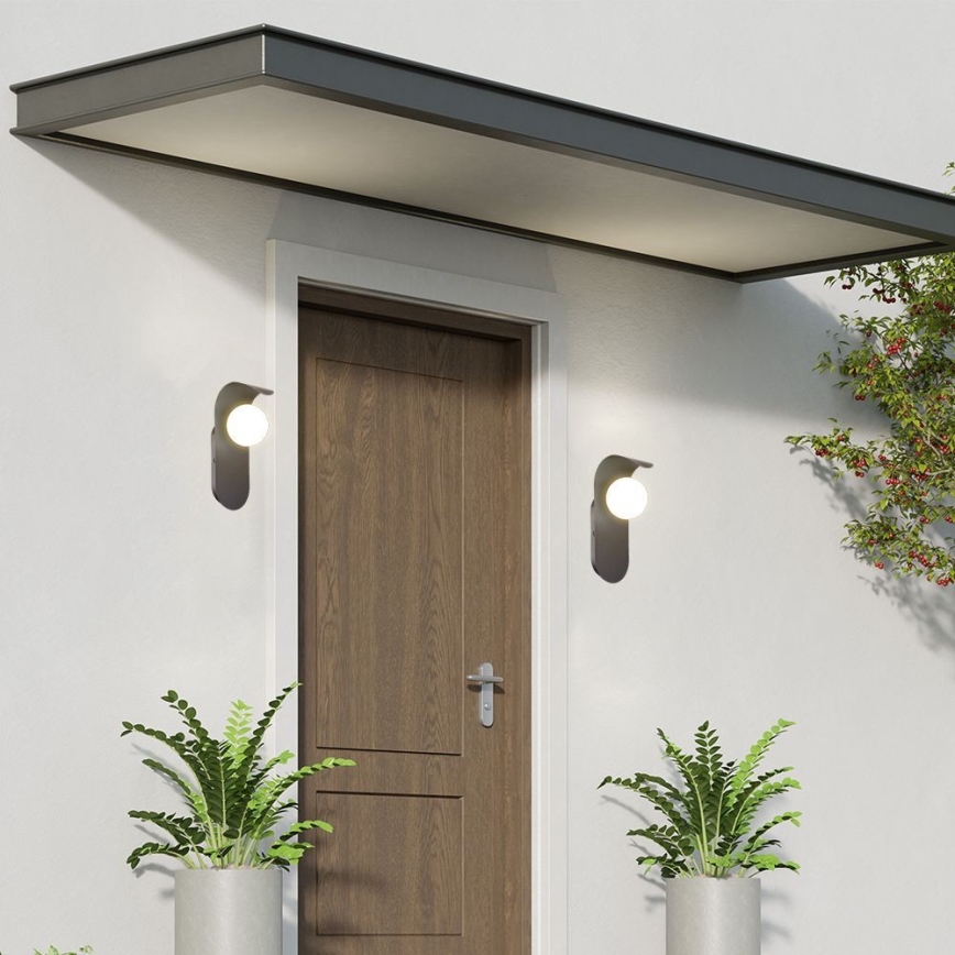 Sienas lampa 1xG9/5W/230V melna