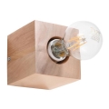 Sienas lampa ABEL 1xE27/15W/230V dižskābardis