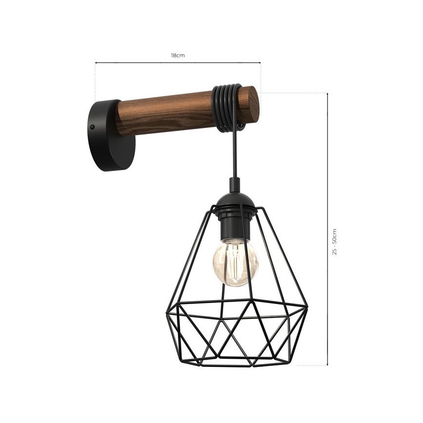 Sienas lampa ACERO 1xE27/60W/230V
