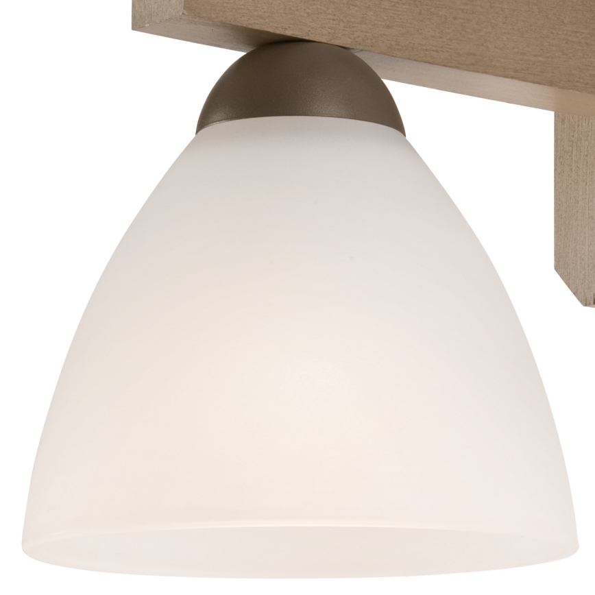 Sienas lampa ADRIANO 1xE27/60W/230V dižskābardis - FSC sertificēts