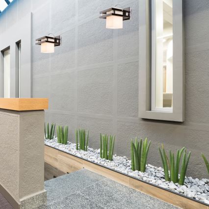 Sienas lampa ALAN 1xE27/60W/230V dižskābardis